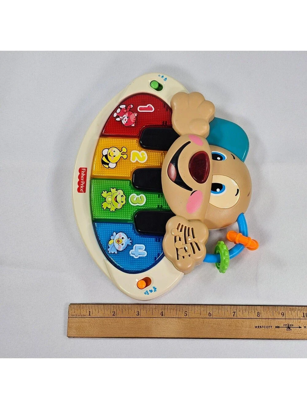 Fisher Price Laugh & Learn Silly Puppy Piano Musical Light Up Toy  Bilingual